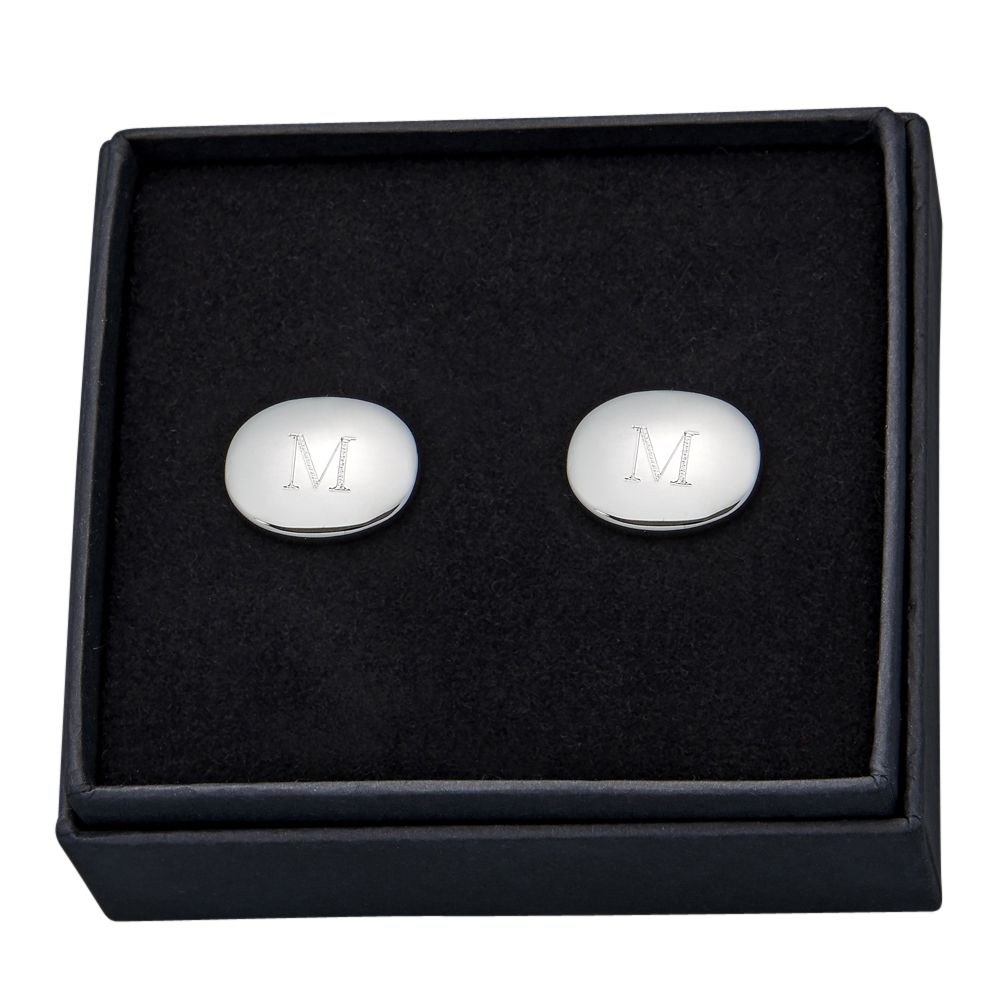 Pair of oval cufflinks - Item # 15041