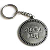 Nickel key chains. "mom's taxi" - Item # 15632
