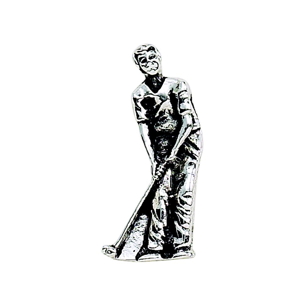 Peel & press golfer icon, 1.75" x .75"sp - Item # 15641