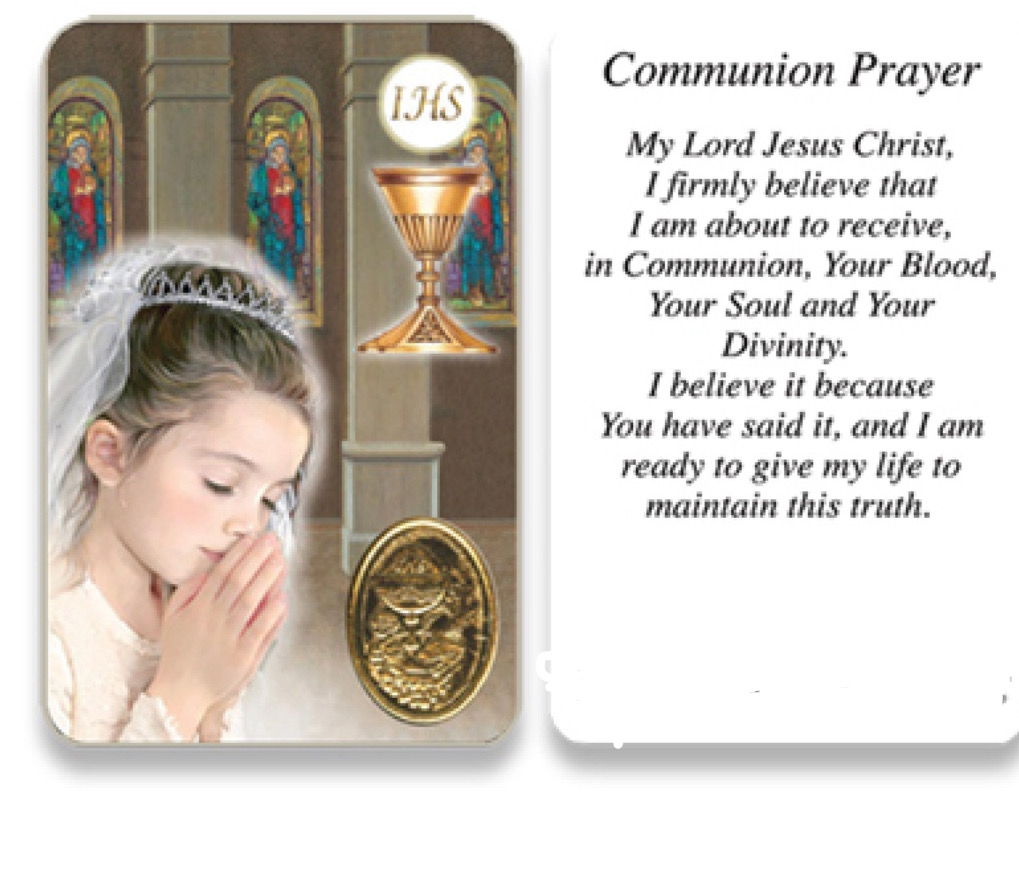 Girl remembrance prayer card (english) - Item # 15888