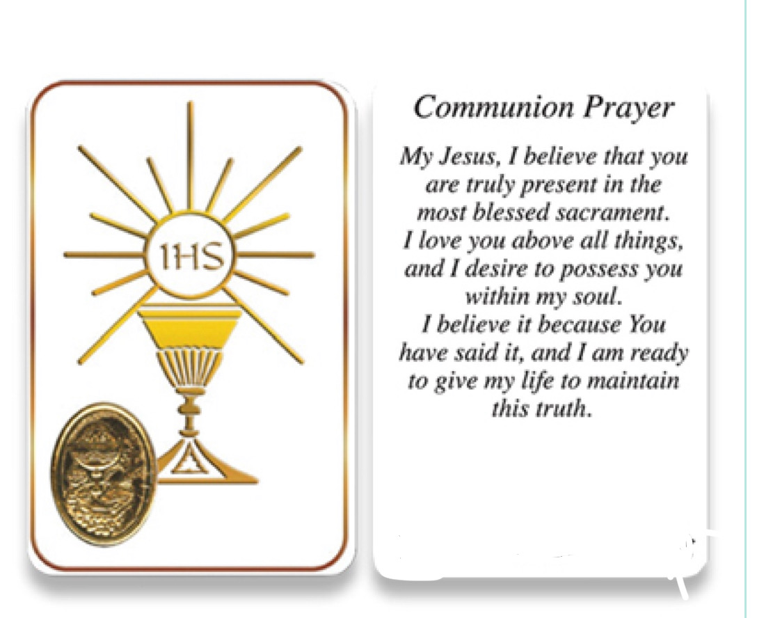 Fc chalice prayer card english - Item # 15890