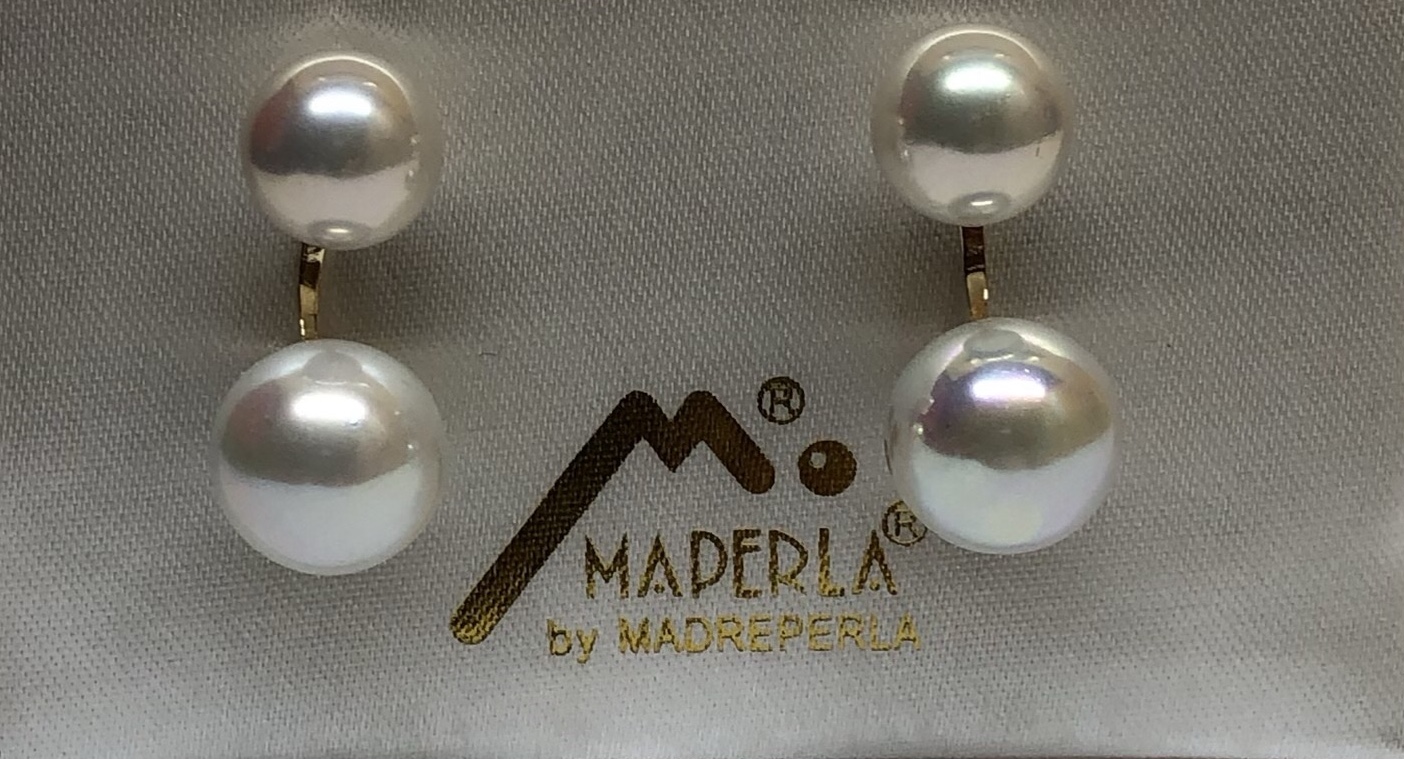 Earring mallorca pearls-gold - Item # 16425