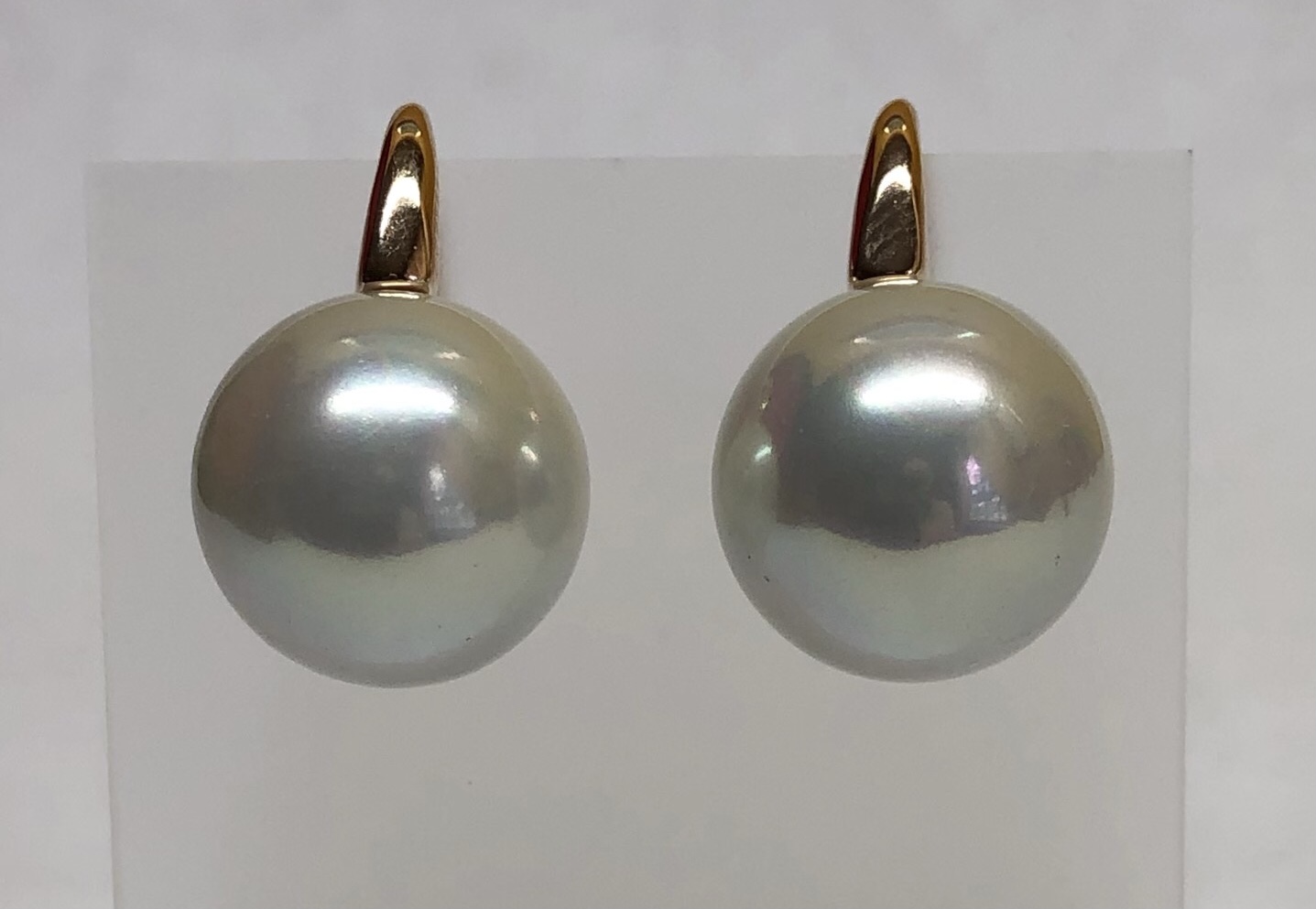 Earring mallorca pearls-gold - Item # 16432