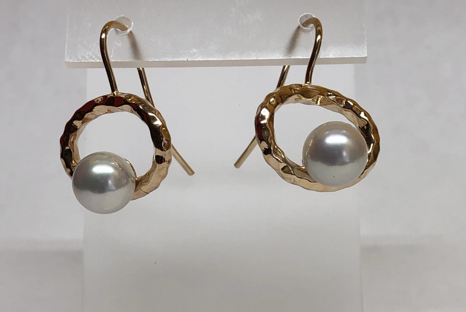 Earring mallorca pearls-gold - Item # 16436