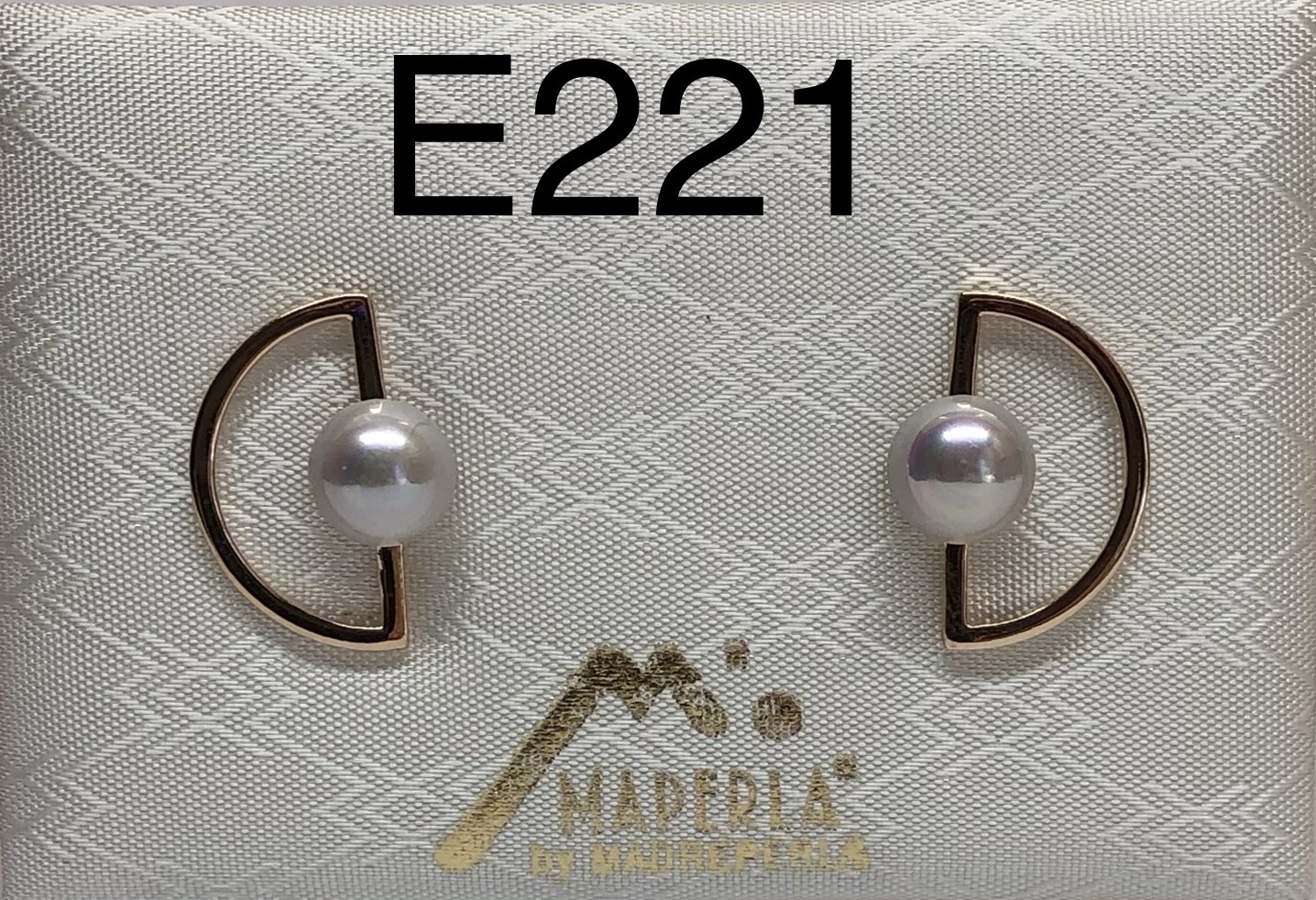 Earring mallorca pearls-gold - Item # 16441