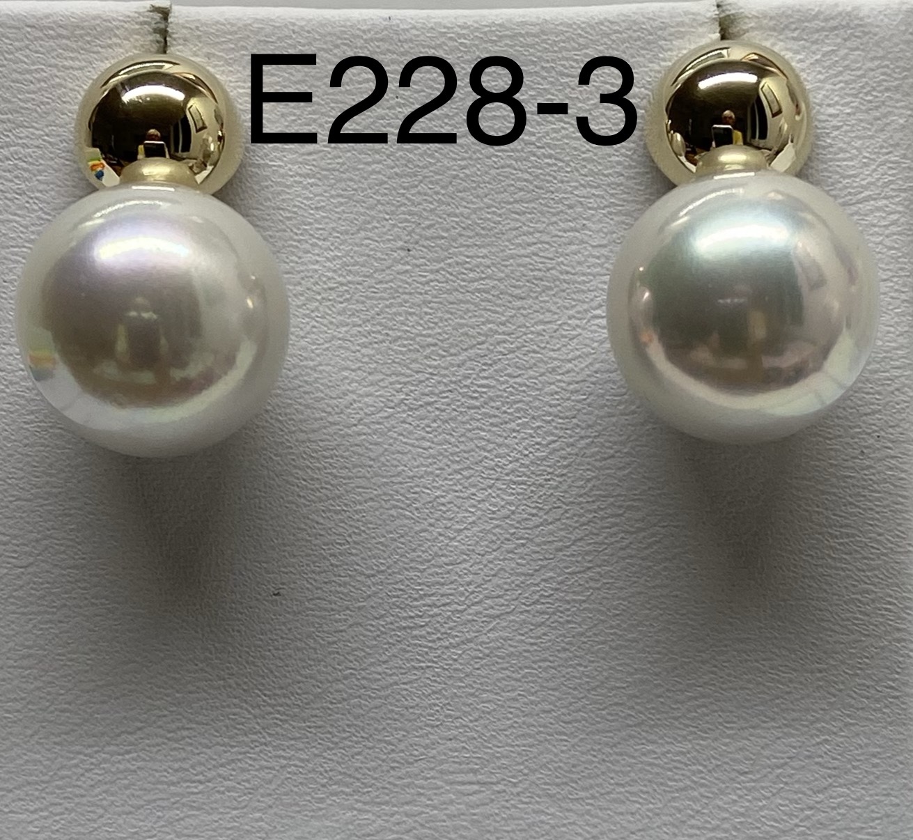 Earring mallorca pearls-gold - Item # 16450