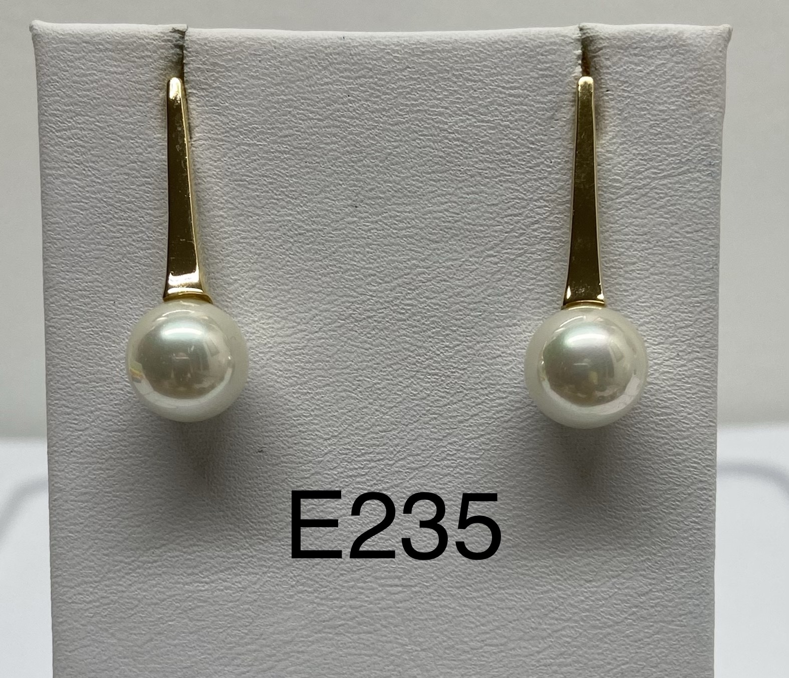 Earring mallorca pearls-gold - Item # 16459