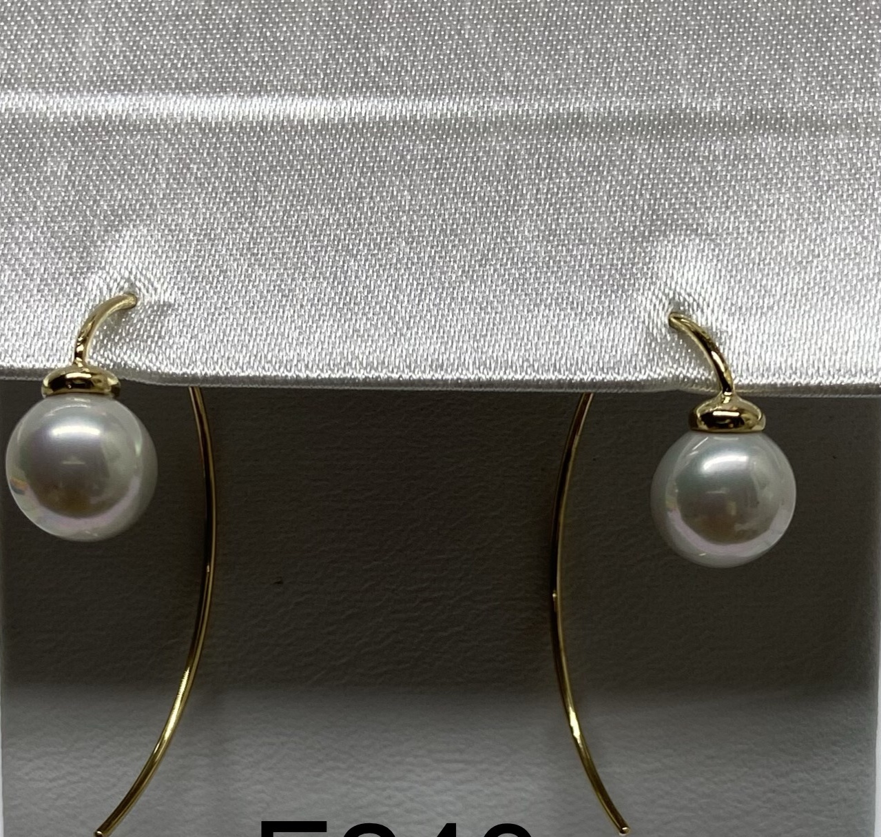 Earring mallorca pearls-gold - Item # 16466