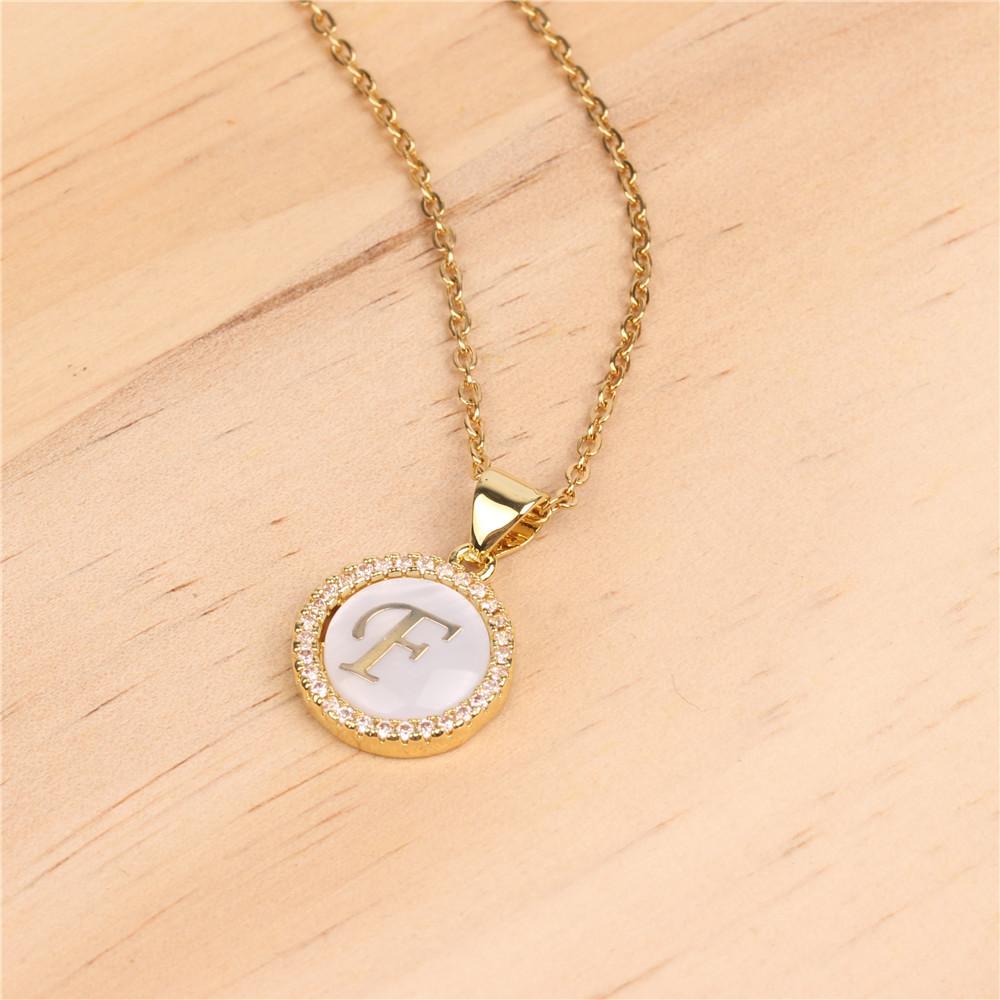 Initial f necklace - Item # 16670