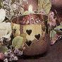 Candy bowl with heart - Item # 16741