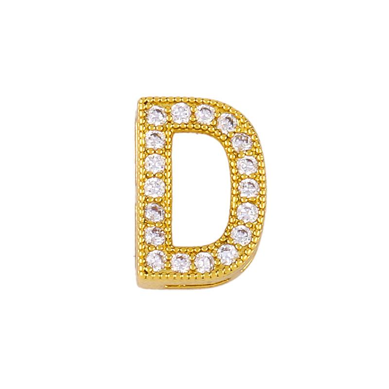 Initial d necklace diamond initial pendant couple necklace - Item # 17397