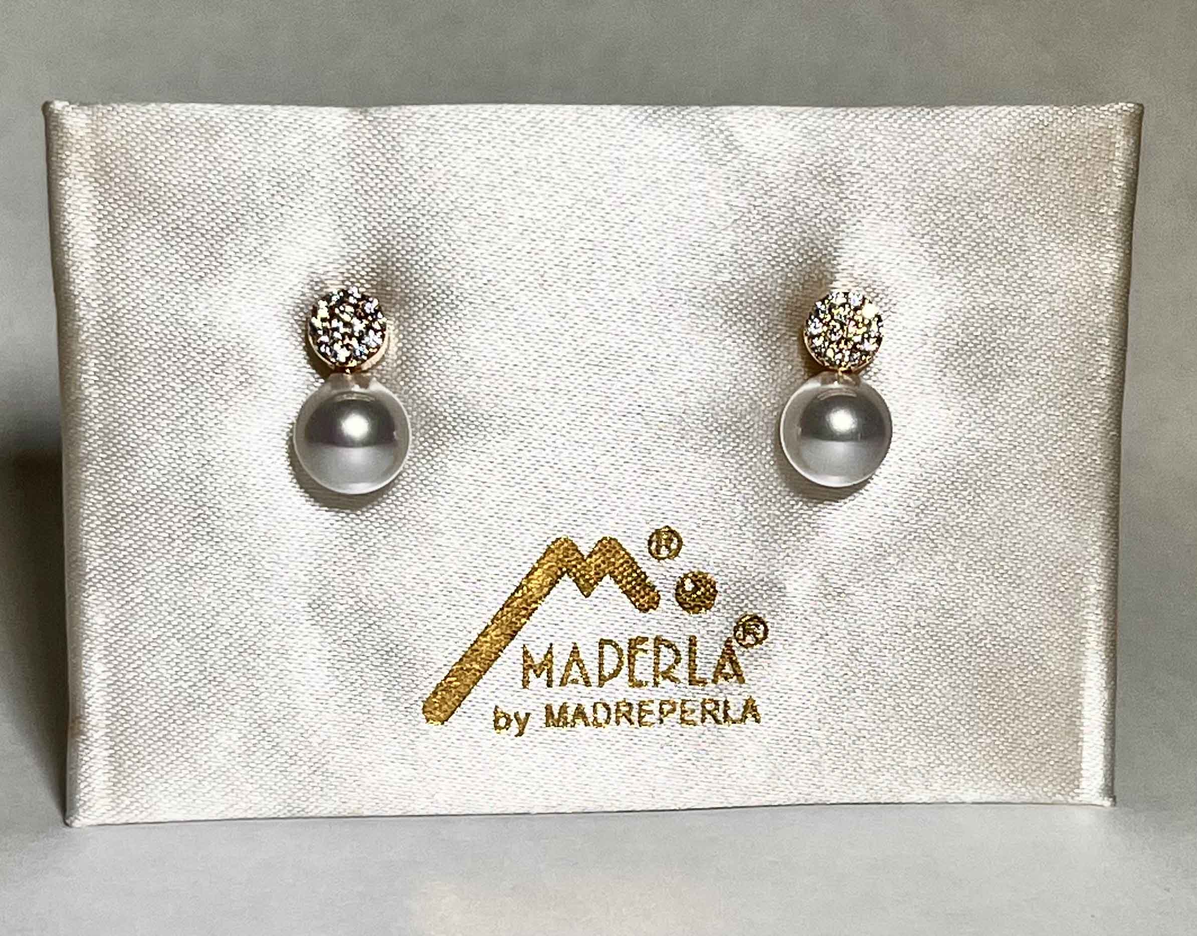 Earrings mallorca pearls gold plated - Item # 18431