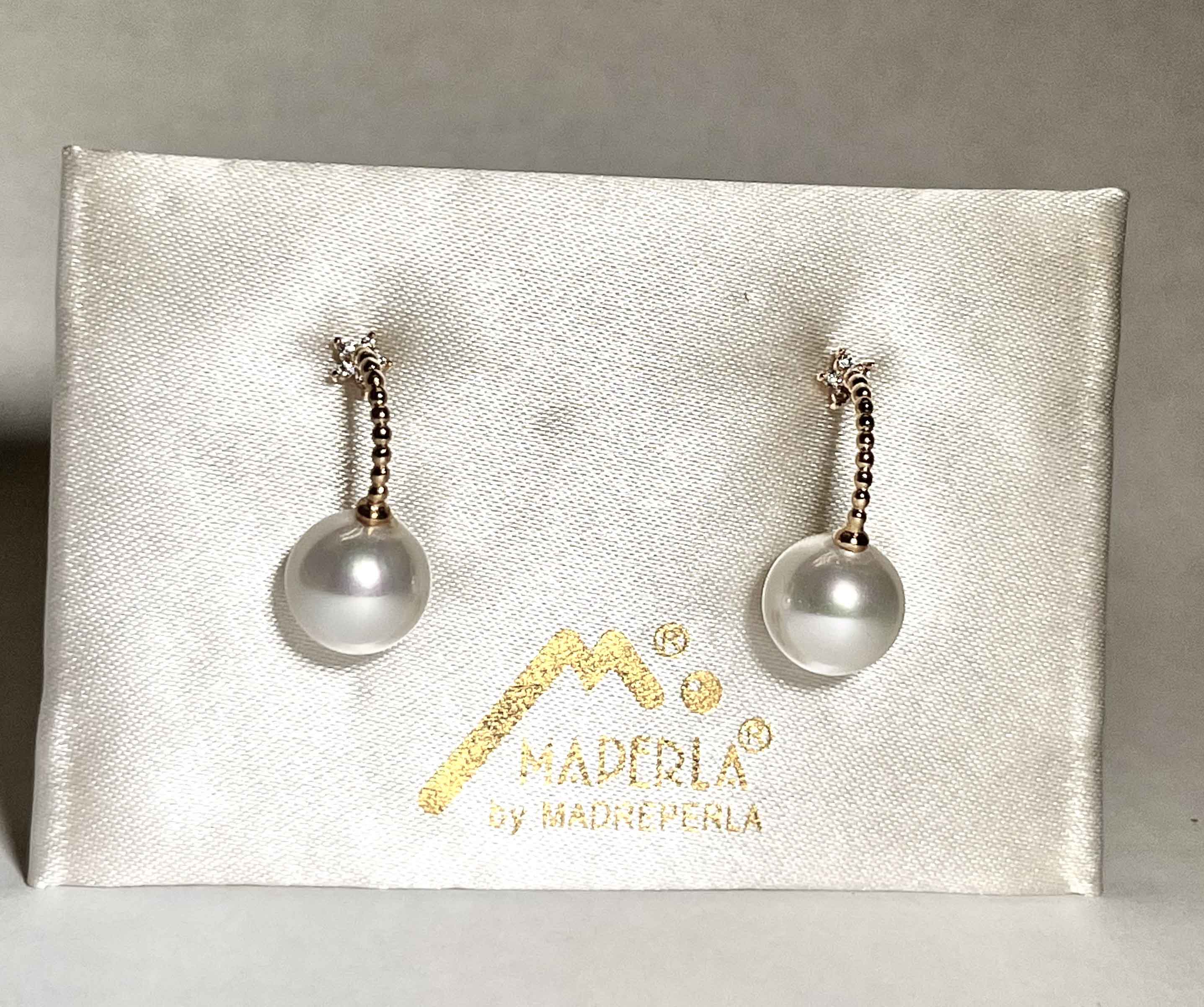 Earrings mallorca pearls gold plated - Item # 18433