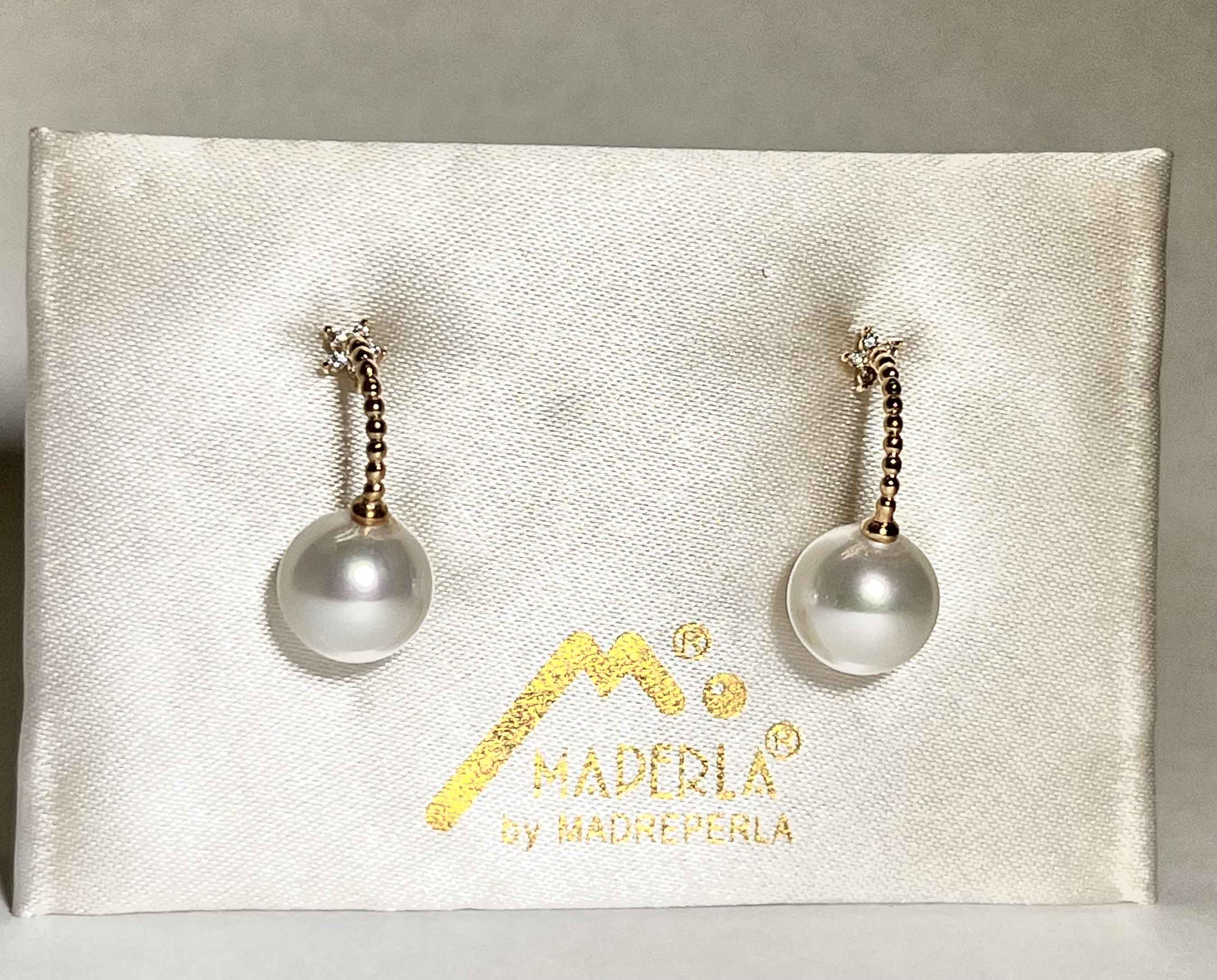 Earrings mallorca pearls gold plated - Item # 18435