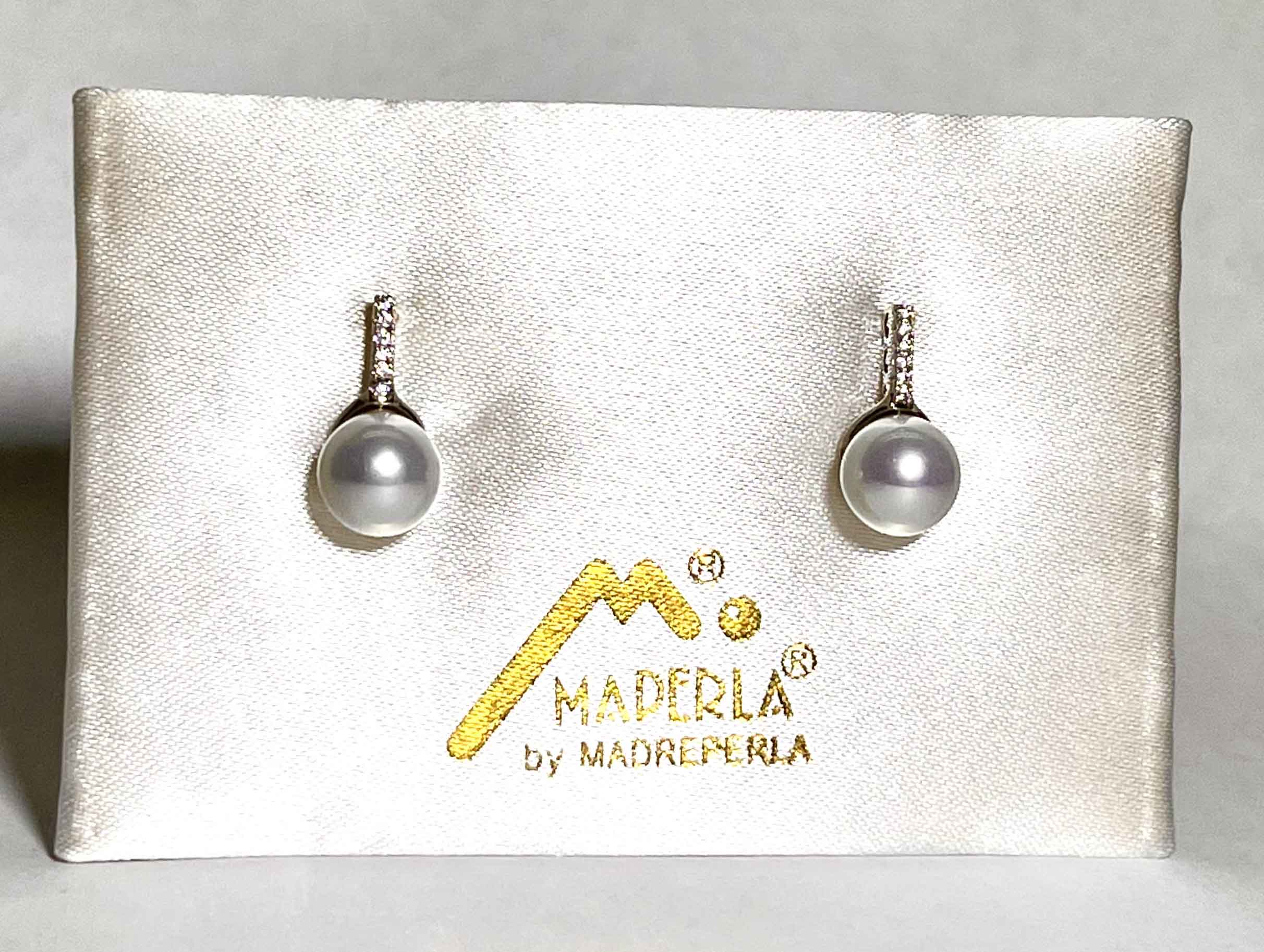 Earrings mallorca pearls gold plated - Item # 18458