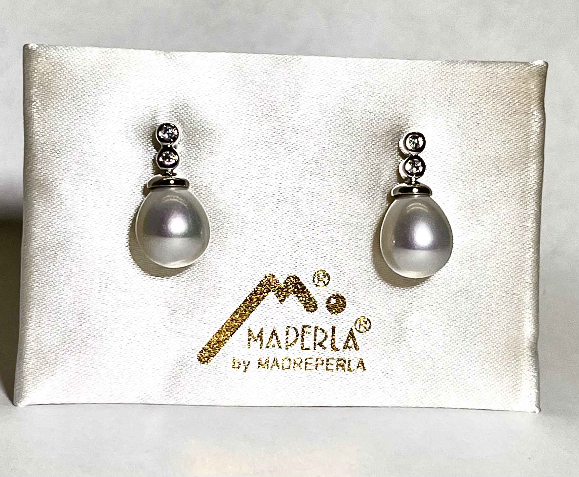 Earrings mallorca pearls gold plated - Item # 18460