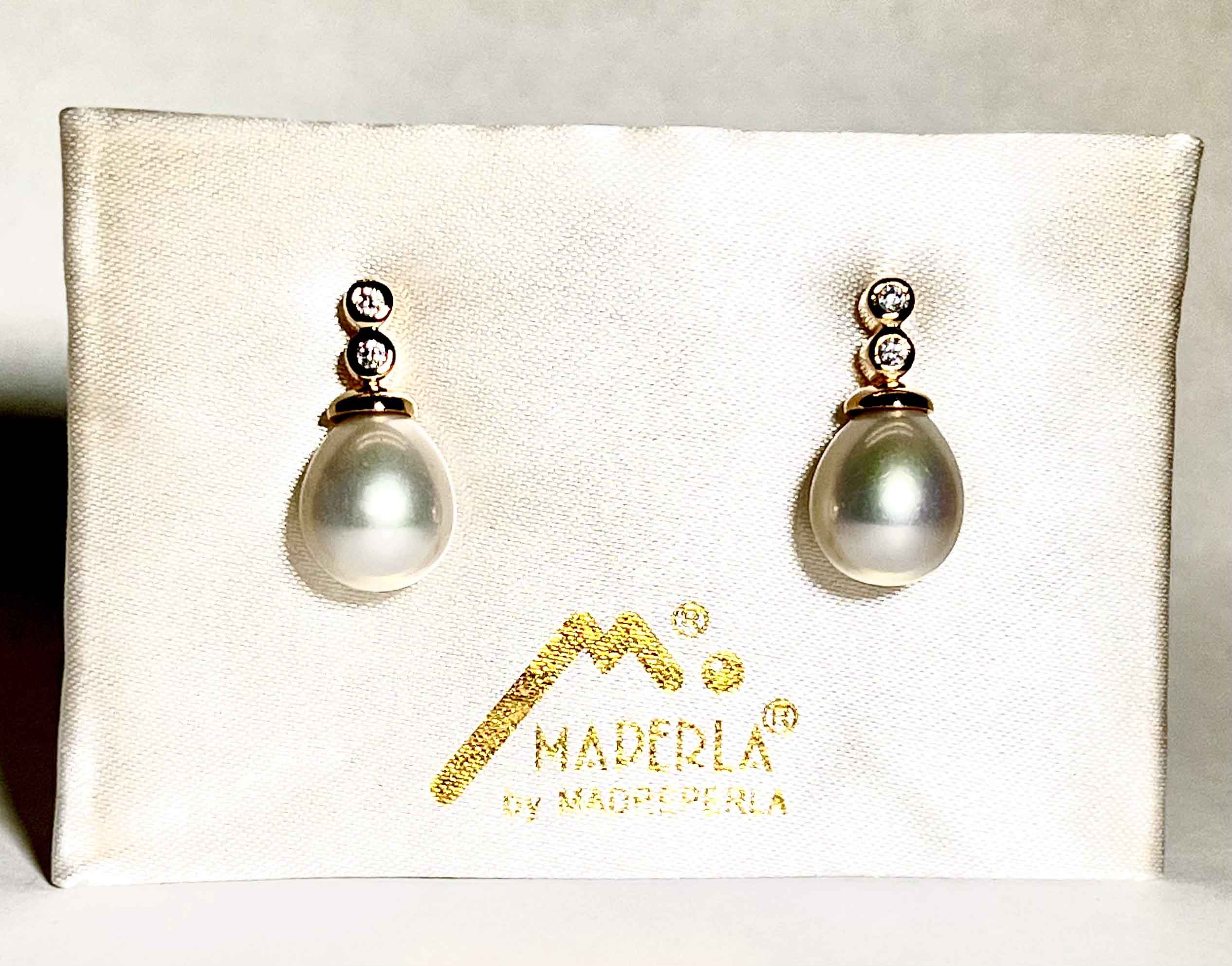 Earrings mallorca pearls gold plated - Item # 18461