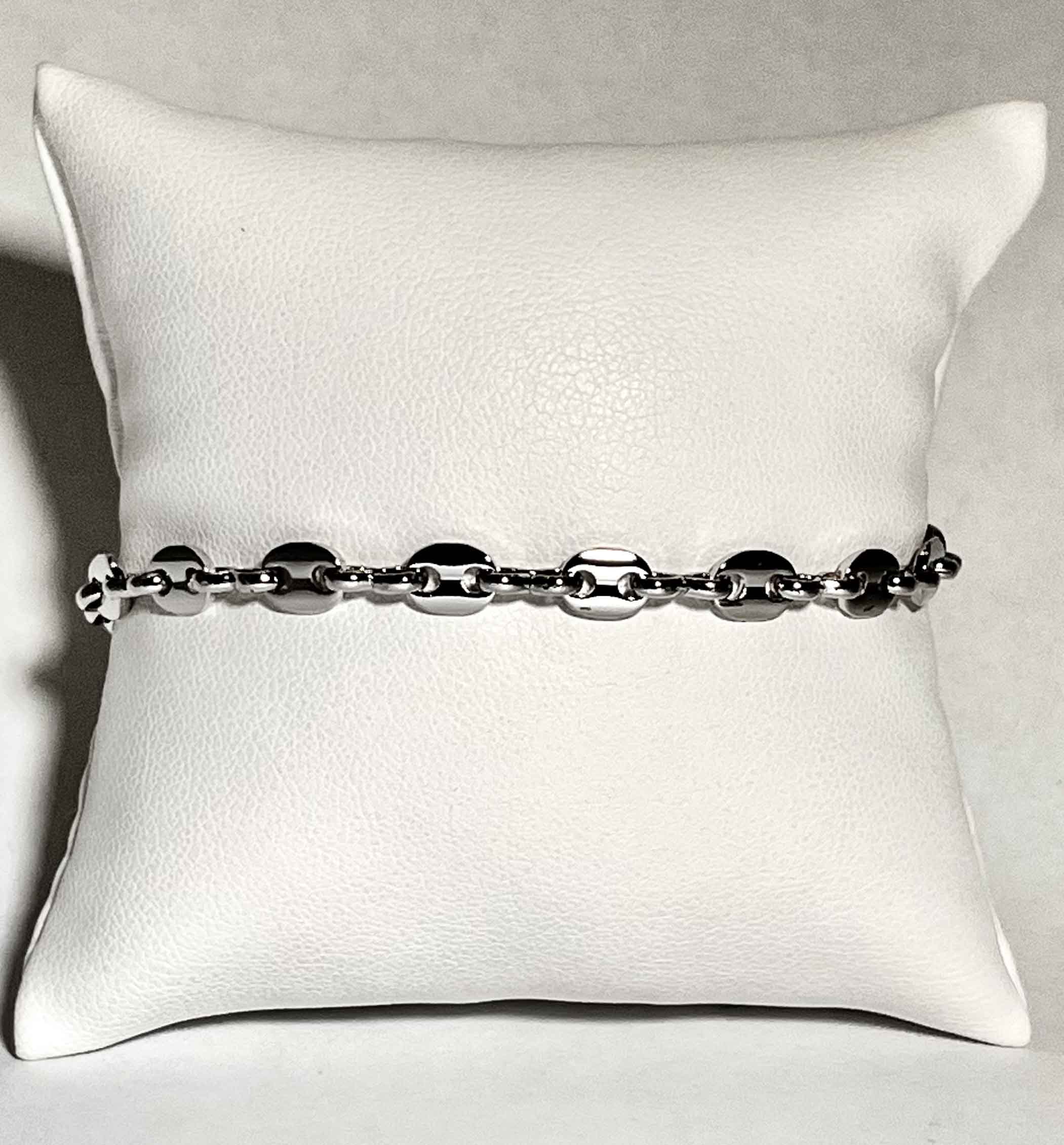 Metal bracelet rodio plated - Item # 18485